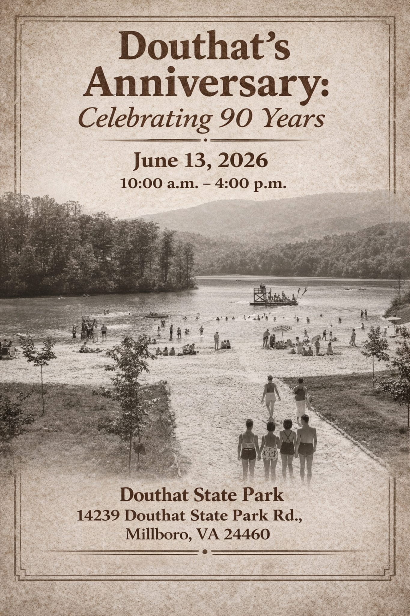 Douthat anniversary event flyer